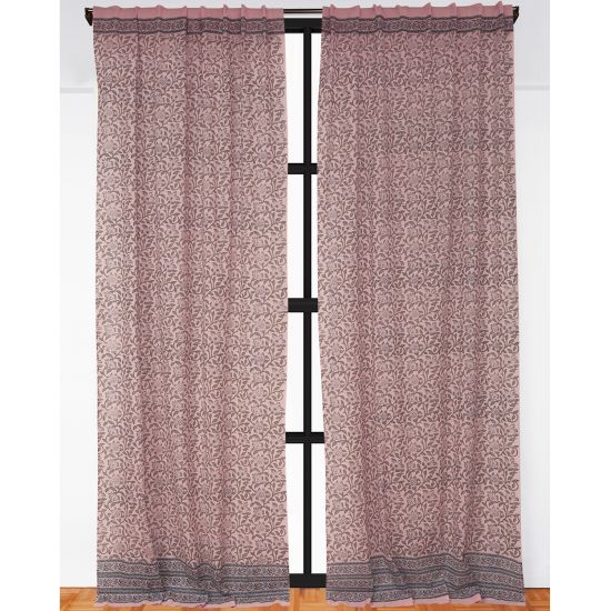 Naaz Curtain - Dusty Pink